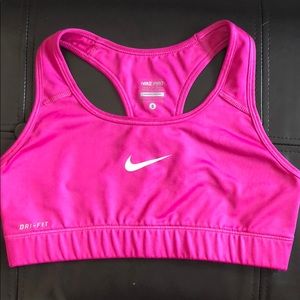 Pink Nike sports bra!